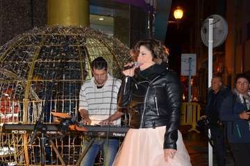 Encendido de la decoración navideña e inauguración del belén canario de Los Llanos  (Foto Francisco Javier Santana)